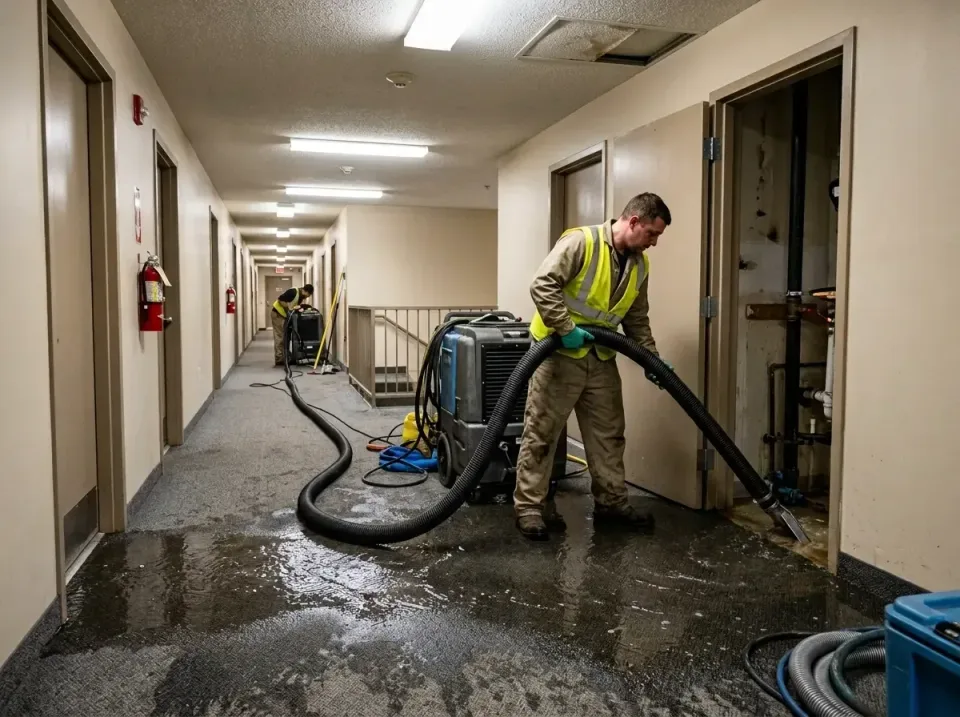 multi-unit-apartment-hallway-f-005 — frequently asked questions, Emergency Burst Pipe Water Extraction & Removal in Carolina…